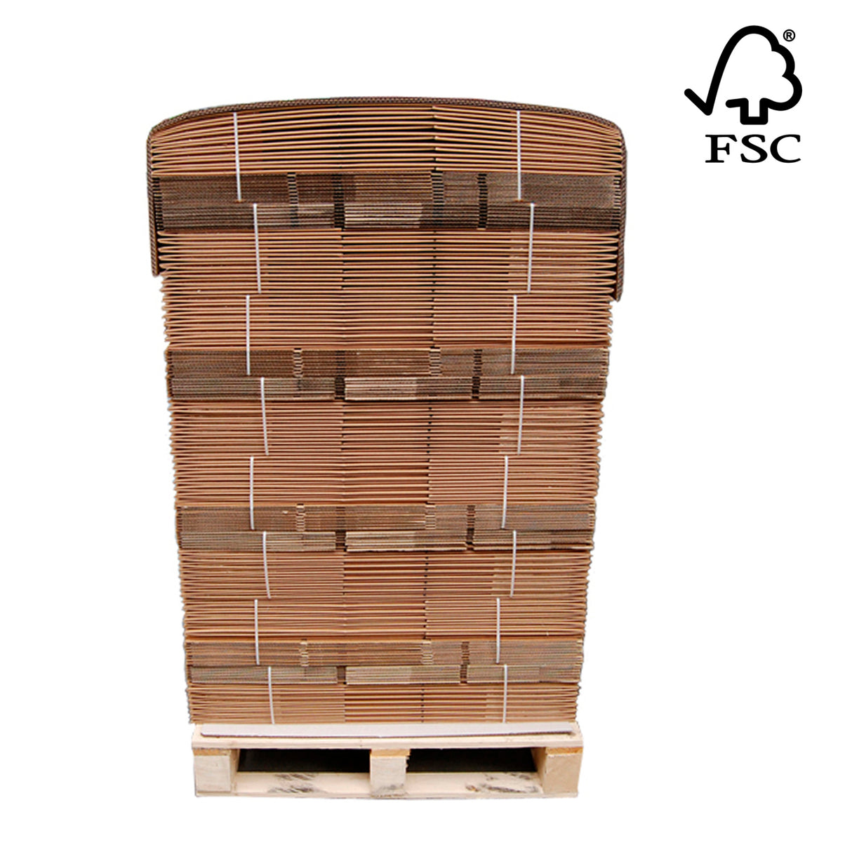 Pallet 240 stuks verhuisdozen extra sterk - zelfsluitend zonder tape- FSC - 51L